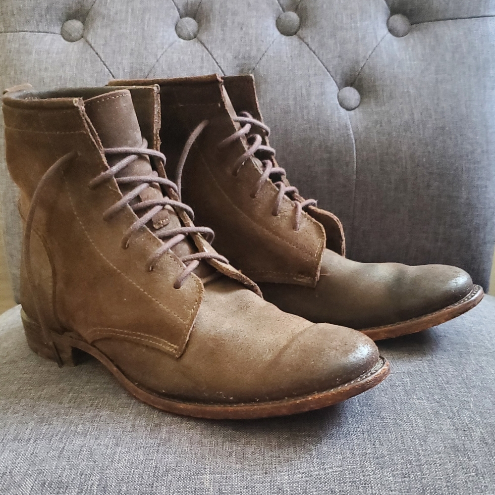 Vintage Men's Suede Lace Up Boot